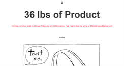 Desktop Screenshot of 36lbsofproduct.com