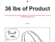 Tablet Screenshot of 36lbsofproduct.com